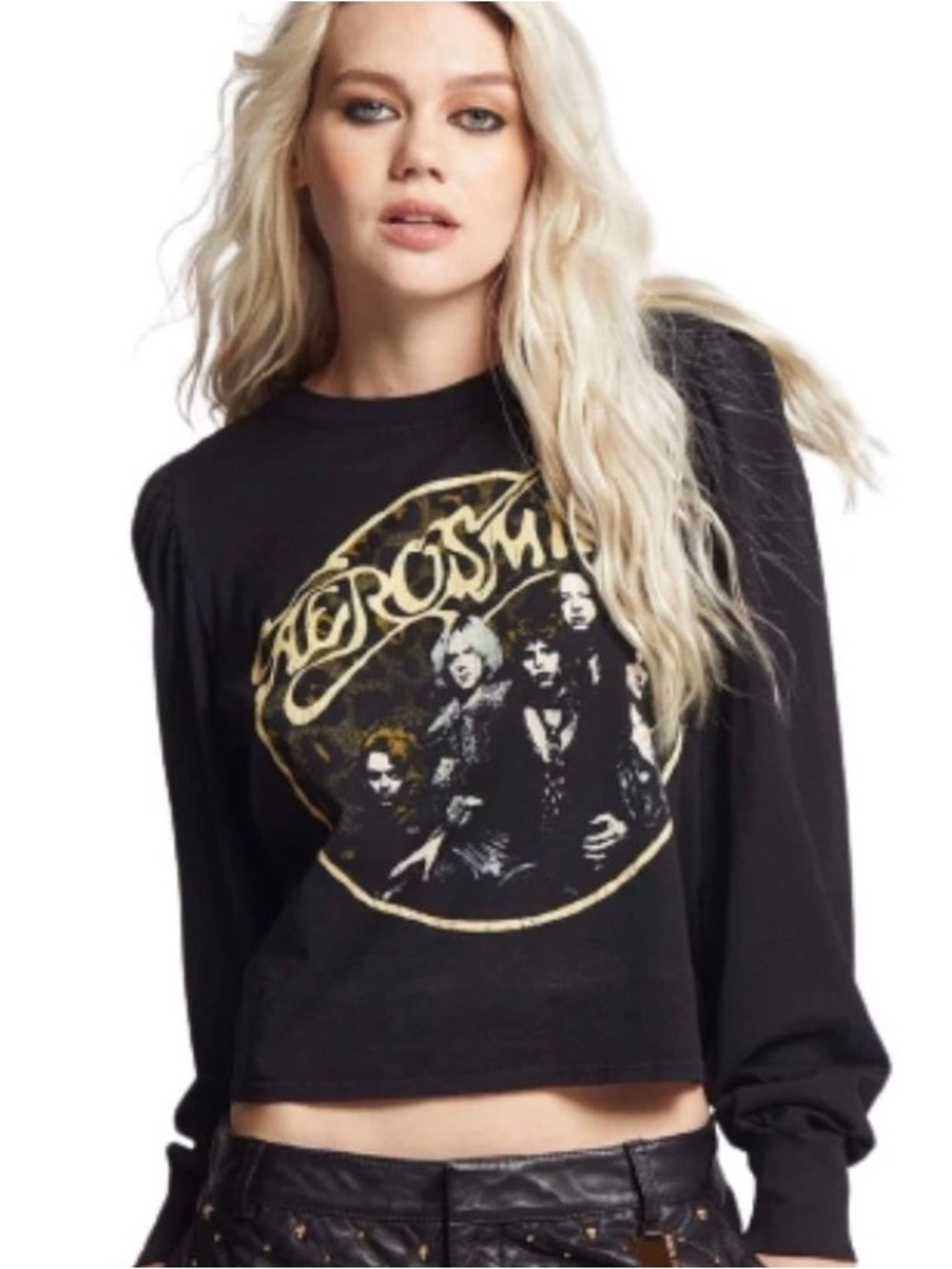 Aerosmith Back in the Saddle Women's Long Sleeve T-shirt by Recycled Karma